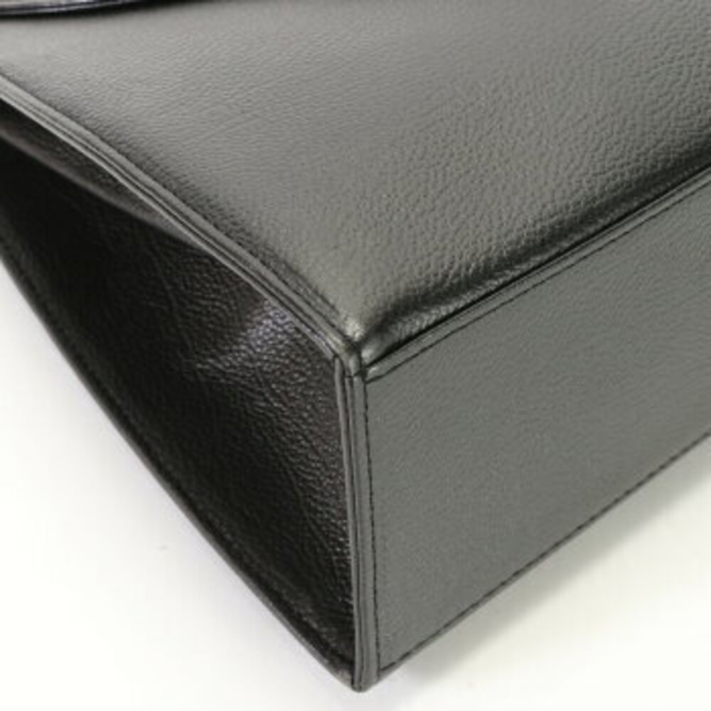Yves Saint Laurent Cassandra leather handbag top handle shoulder strap - Picture 8 of 14